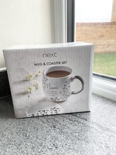 NEXT Mum Mug & Coaster/mother's Day Gift Parent Partner Coffee Tea Cup Gift