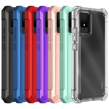 For TCL K11 Phone Case 2 Layer Shockproof Corners TPU Bumper Cover