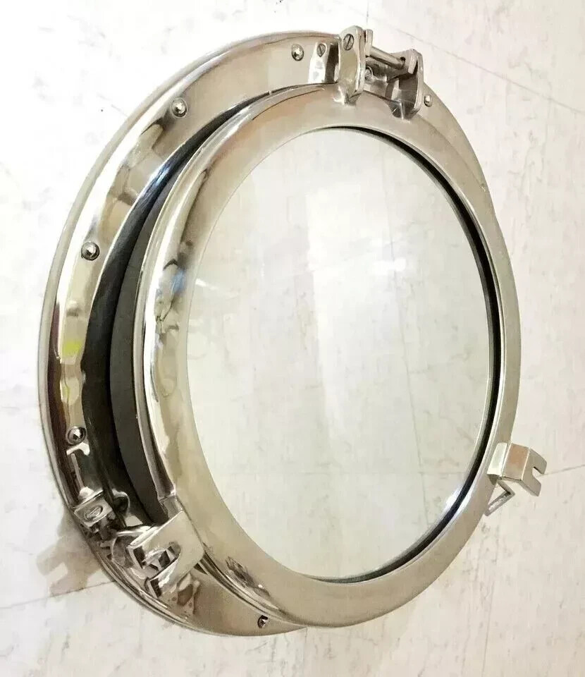 Round Glass Home & Wall Home / Door Decor Canal Boat Porthole Window Ship 30