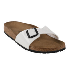 Birkenstock Madrid White Patent Womens Sandals - 240863 5 for sale online |  eBay