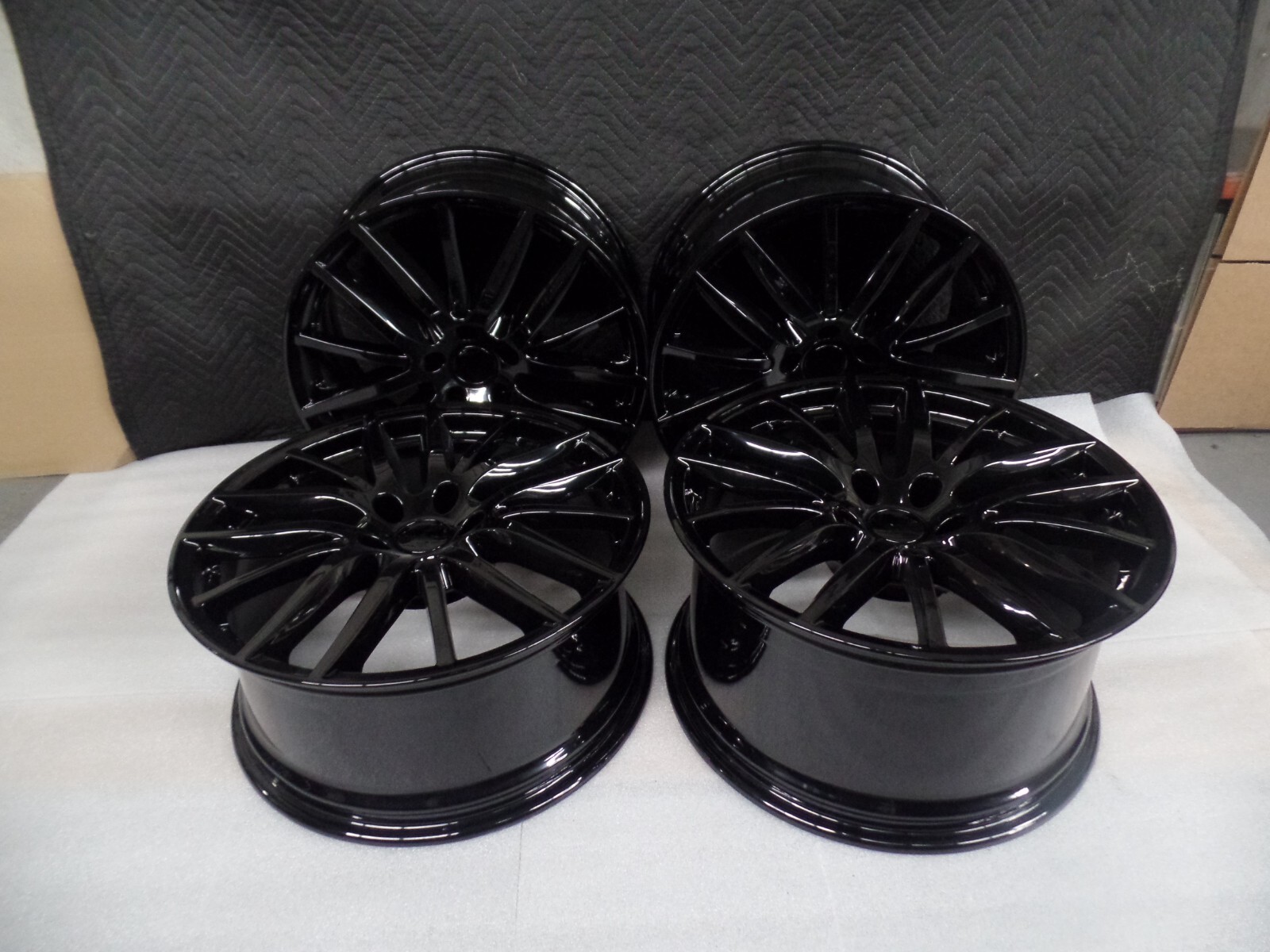 Maserati 19" Ghibli Factory OEM Black Gloss Wheels 2014- 2021
