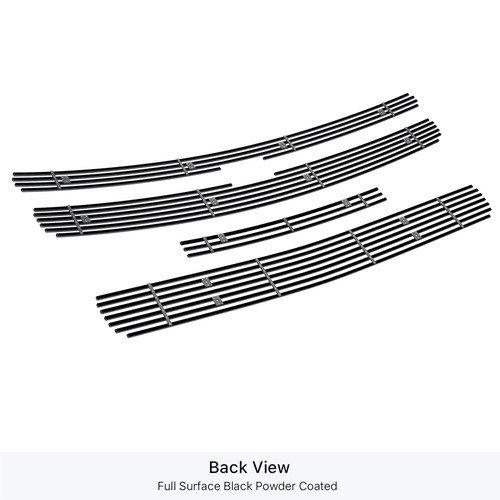 Fits 2007-2013 Chevy Silverado 1500 Black Billet Grille Grill Insert Combo - Picture 3 of 7