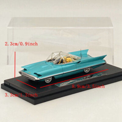 HRN Model 1/64 1955 LINCOLN FUTURA CONCEPT Minichamps Green
