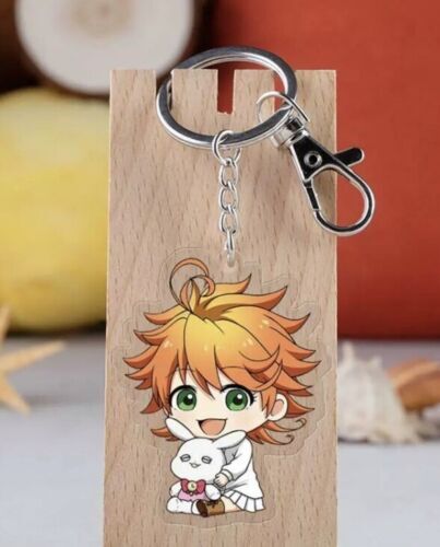 The Promised Neverland Anime Keychain Pick One Cartoon Cosplay Costume Emma - Picture 37 of 84