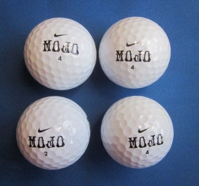 NIKE Mojo Unused Lot of 4 Golf Balls Long and Soft