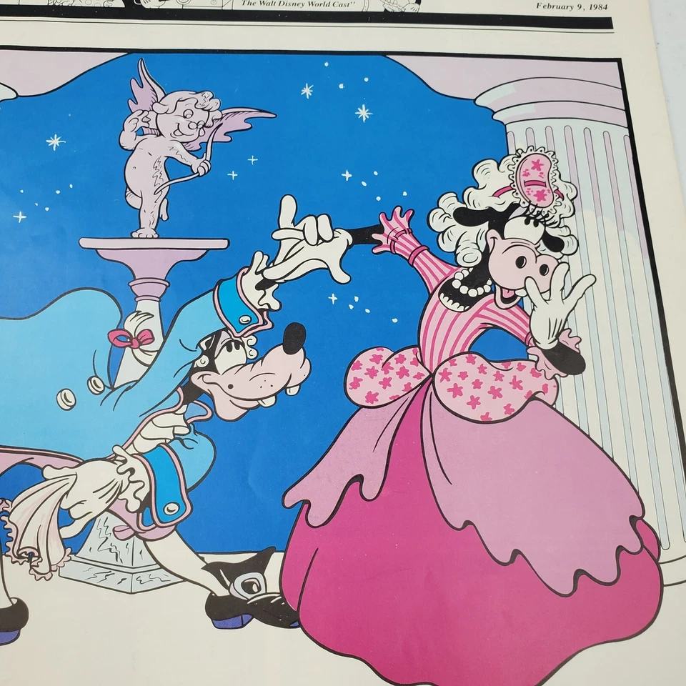 Disney Eyes & Ears exclusivo miembro del reparto febrero 1984 Goofy y Clarabelle Foto 4 de 4