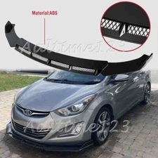 For Hyundai Elantra Sedan 2015-2023 Front Bumper Lip Spoiler Splitter Body Kit
