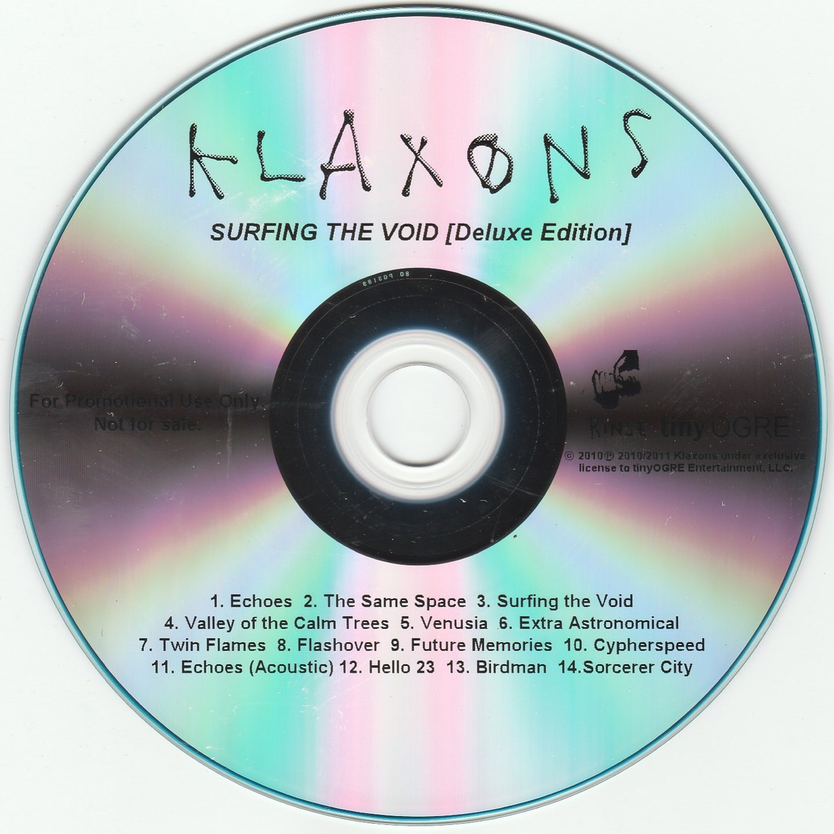 Klaxons - Surfing The Void - Rare Radio Promotional CD Album