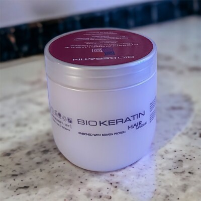 BioKeratin Moisture Repair Hair Masque Enriched with Keratin Protein 16.9 Fl. Oz