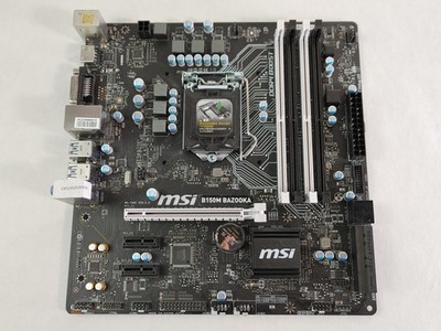 MSI B150M BAZOOKA Intel LGA 1151 DDR4 Desktop Motherboard