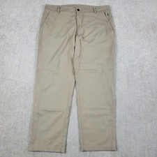 Lululemon ABC Pants Mens 36x28 Beige Warpstreme Stretch Performance Chino Office