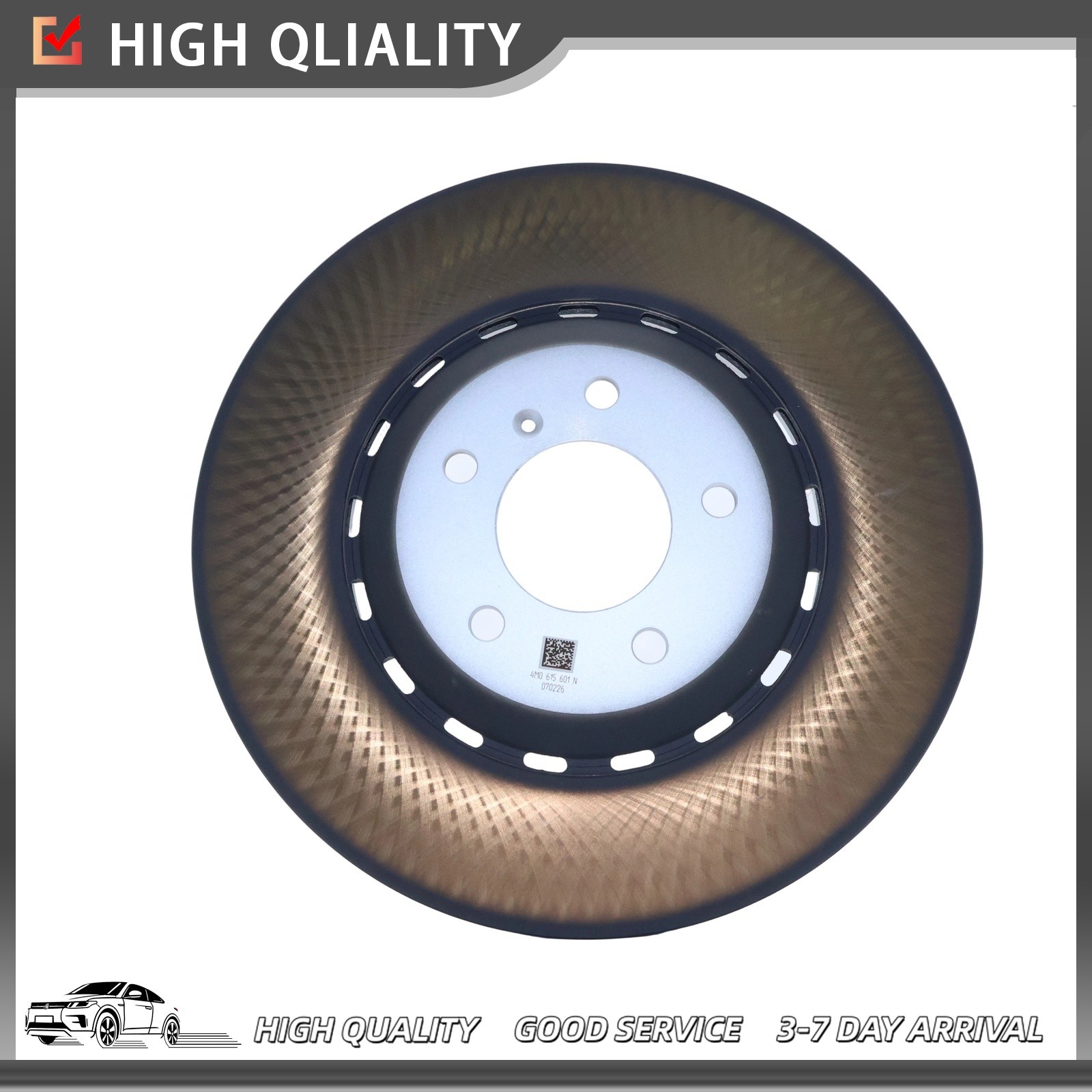 Bentley Bentayga Speed 2016-2025 Rear Brake discs 2 pcs P/N 4M0615601N