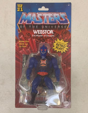 Mattel MOTU 2021 Masters Of The Universe Origins Action Figure Webstor Carded