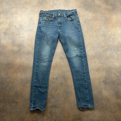 Levi's 512 Jeans Blau Herren (34 Inch Waist) (31 Inch Leg) Slim Tapered Fit  