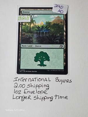 MTG Forest #290   Magical Ohio Tree! Anime-approved & NASCAR-fast foliage!