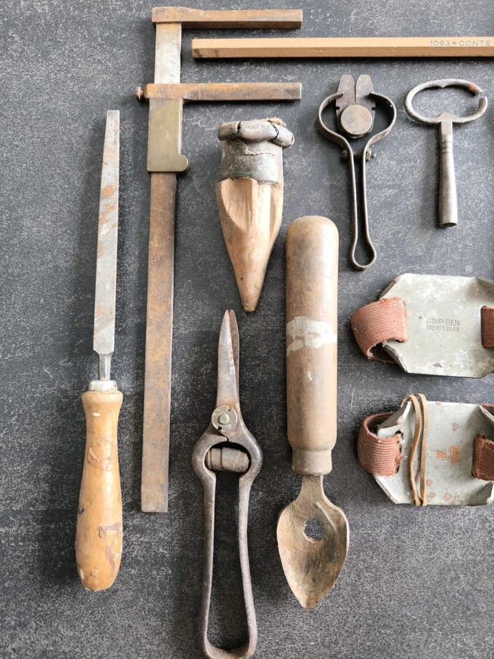 Lot Objets Anciens Brocante Fond de Tiroir - Photo 2/4