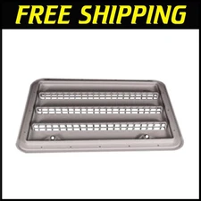 Compact Plastic Refrigerator Vent Door with Radius Corners - 5-Star Energy Rated