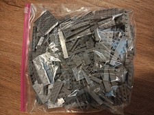 Lot Of 1 Pound Of Lego Random Dark Gray Parts