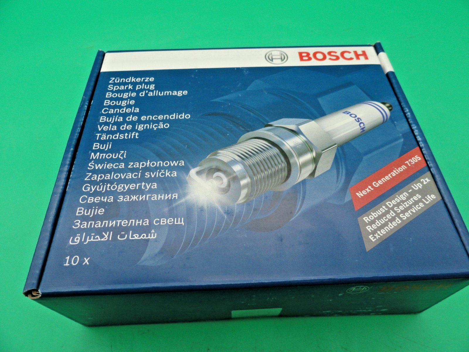 Bosch 7305 Industrial Spark Plugs 10 PACK FOR INDUSTRIAL COMPRESSOR