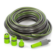 Gartenschlauch 1/2 Zoll Komplett-Set 17,5m Wasserschlauch Kunststoff 3 lagig