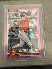 2026 Topps Series 1 Jackson Holliday Pink Holo Foil #92 - Baltimore Orioles