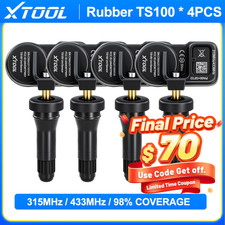 4PCS XTOOL TS100 Tire Pressure Sensor 315&433...