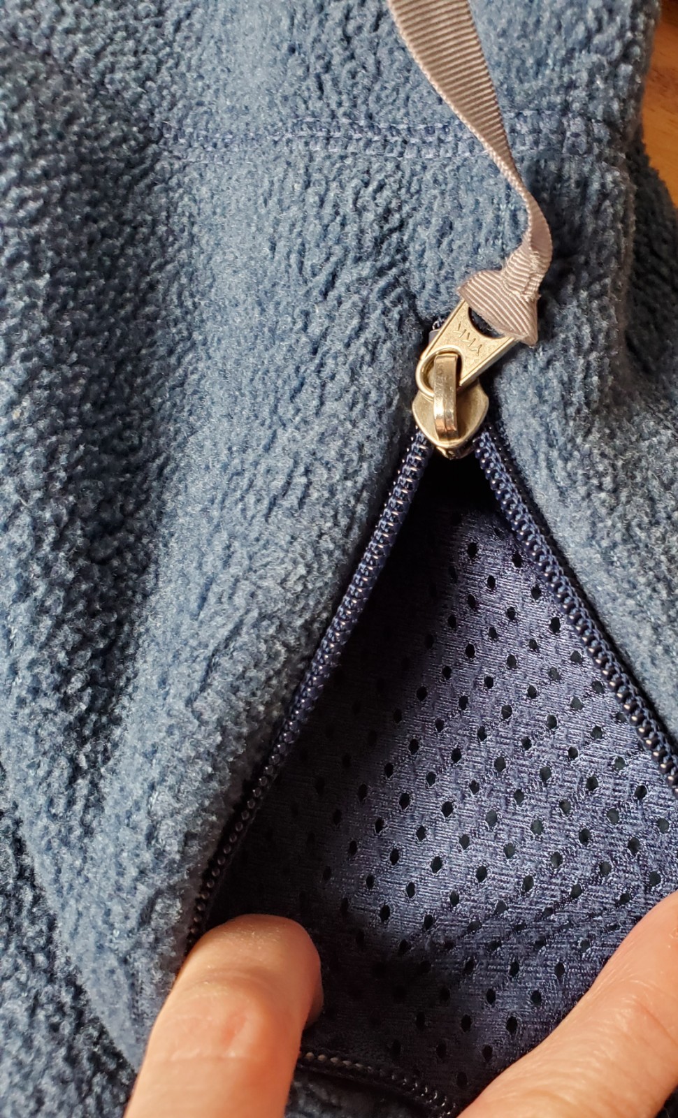 Vintage Patagonia Women's Synchilla Arctic Jacket Blue Full Zip Hooded Gorpcore thumbnail 8