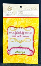 NEW 2013 Anna Griffin CARMEN 36 Vellum Quotes 12 Pages NOS