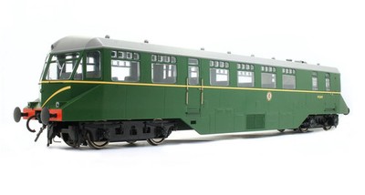 Heljan 1905 GWR AEC  Razor Edge  Triebwagen BR grün mit Speed Whiskers (dunkelgrau