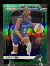 2024 Panini Prizm WNBA - Olivia Epoupa #95 Green Prizm (RC)