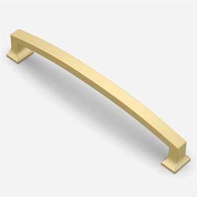 Asidrama 10 Pack 9 Inch(228mm) Brushed Gold Kitchen Cabinet Handles, Cabinet Pul