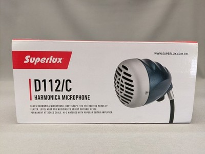 Superlux D112/C Harmonica Microphone Dynamic Harmonica Microphone, New