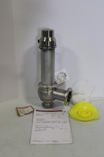 2" X 2-1/2" LESER 4884.8858 RELIEF VALVE 316L STAINLESS STEEL SET AT 35 PSIG