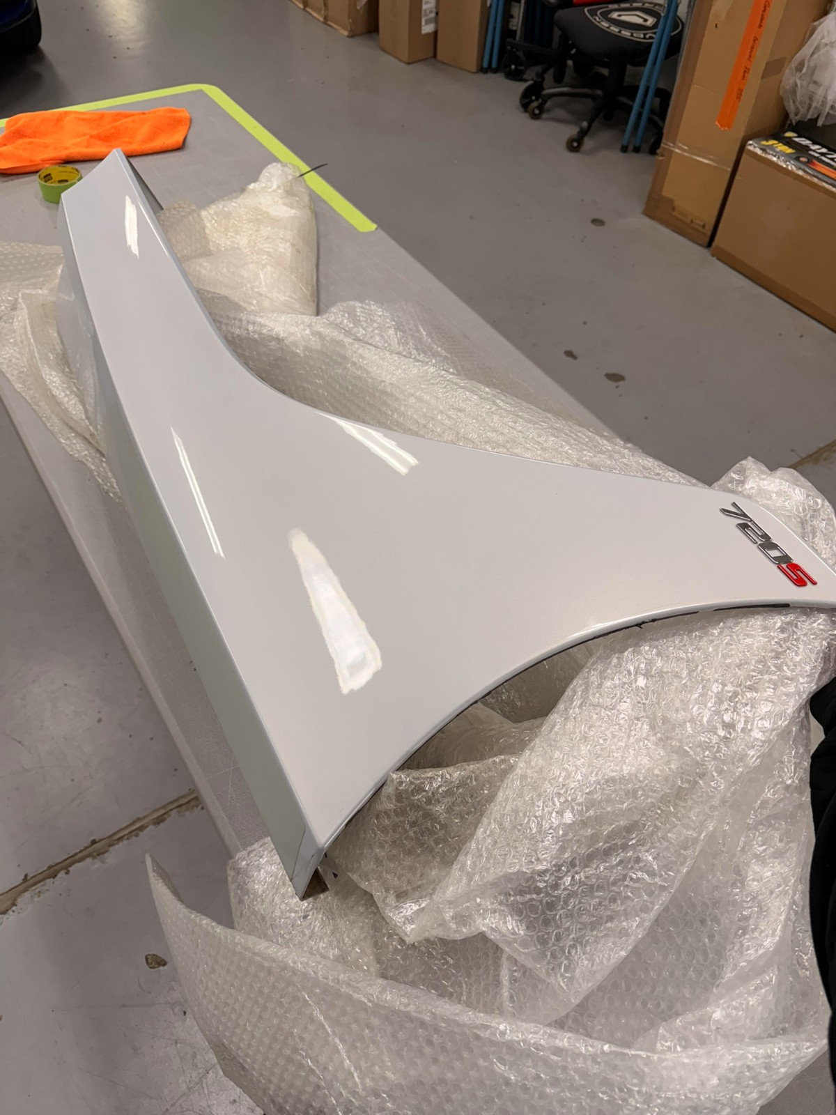 McLaren 720S Front Right Lower OEM Side Skirt Aero Panel 2018 - 2023