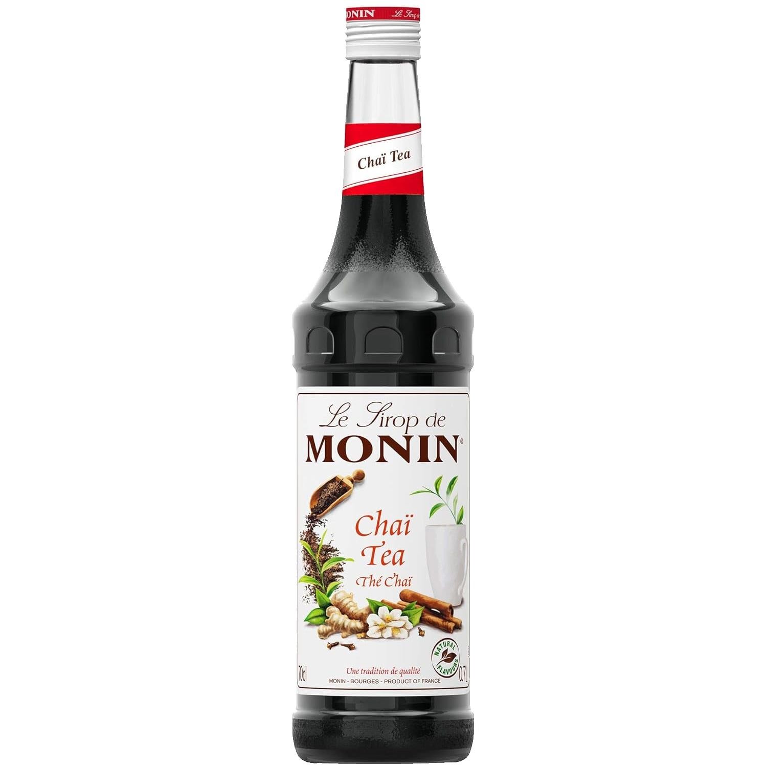 Monin Chai Tea Flavouring Syrup for Coffee, Cocktails, Desserts 1ltr