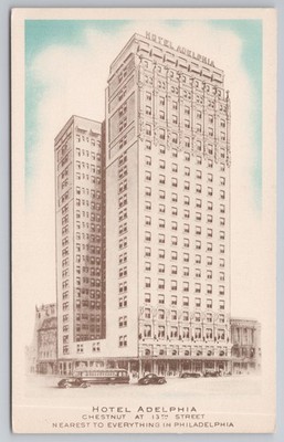 Hotel Adelphia Chestnut at 13th Street Philadelphia Architekturskizze