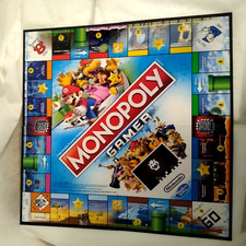 Monopoly Gamer Mario Kart Nintendo Game Replacement Board  ONLY Repurpose Decor