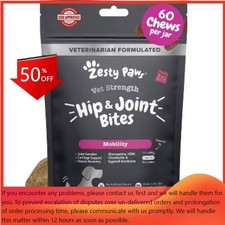 Zesty Paws Vet Strength Bacon and Beef Flavor Hip and Joint Dog - 60ct