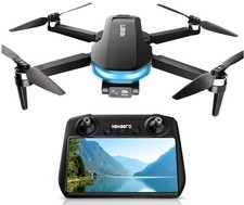 GPS Drone with EIS 2K Camera for Adults, 7.22 inch Screen on Remote Controller