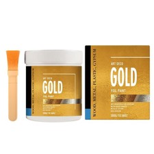 Gold Paint For Wood 300g Waterproof Glitter Shiny Coating Gold Furniture Paint