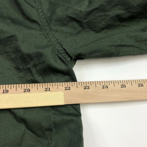 Territory Ahead Large 17/35.5 Green EUC Button Front Long Sleeve Casual Shirt - Picture 3 of 5