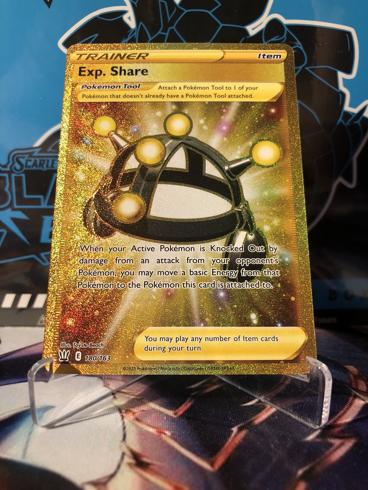 Exp. Share 180/163 Secret Rare Pokemon TCG Battle Styles NM