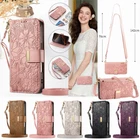 For Samsung Galaxy A17 A37 A16 A15 A26 A36 A57 Leather Zipper Wallet Stand Case
