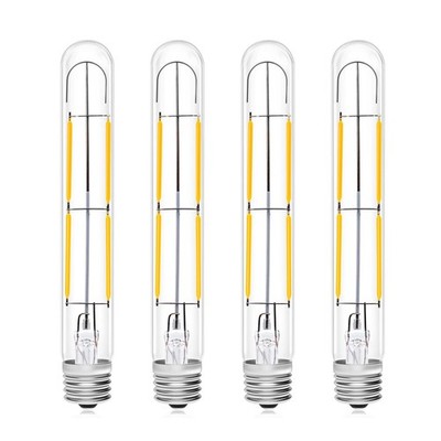 4W LED T6.5 Tubular Filament Bulb Dimmable, E17 Intermediate Base T6.5 LED Ap...