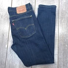 Levi's 510 Skinny Jeans Men 32x30 Dark Wash Indigo Stretch Denim