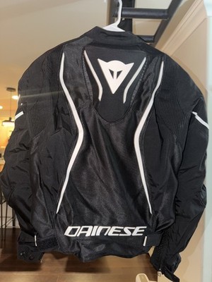 Dainese Estrema Air Tex Motorcycle Jacket Men's Black/White w