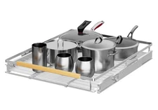 Pull Out Cabinet Organizer Expandable Slide Out Kitchen Cabinet Drawer Heavy ...