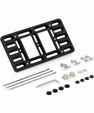 No Drill Front License Plate Bracket Holder - Universal License Plate Frame for