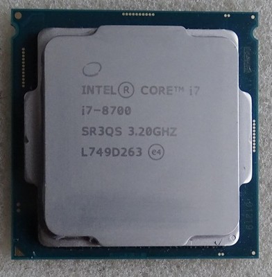 Intel Core i7- 8700 3.2 GHz  6-Core LGA 1151 Processor