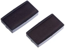 Black Replacement Ink Pads E/20 for Printer 20 Self-Inking Stamp 2-Pack